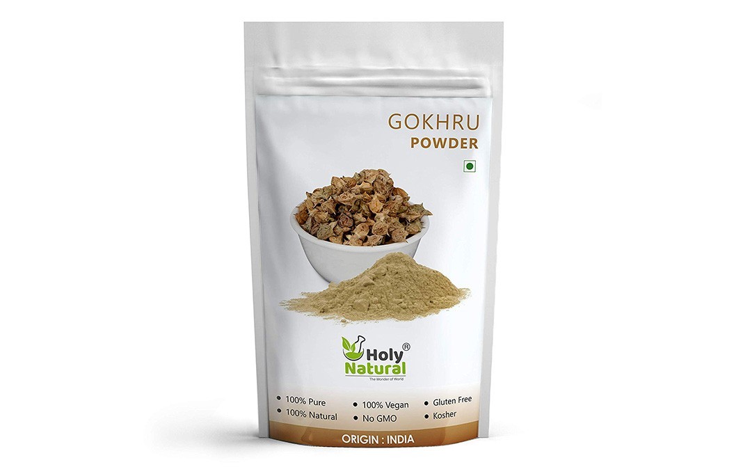 Holy Natural Gokhru Powder    Pack  250 grams